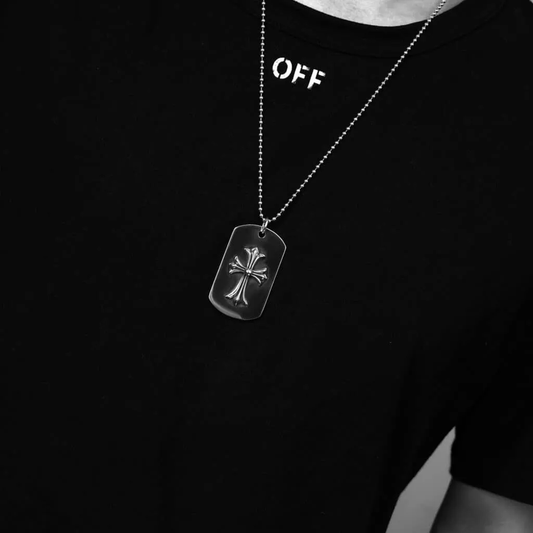 Chrome Hearts タイニーCHクロスカットアウトドッグタグ