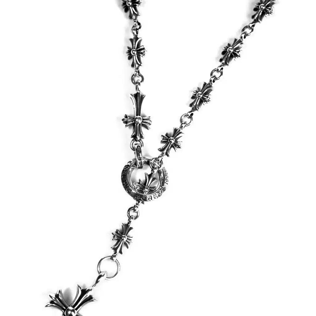 Chrome Hearts クロス&ベイビーファットチャーム(タイニーE CHプラスチョークチェーン付き)
