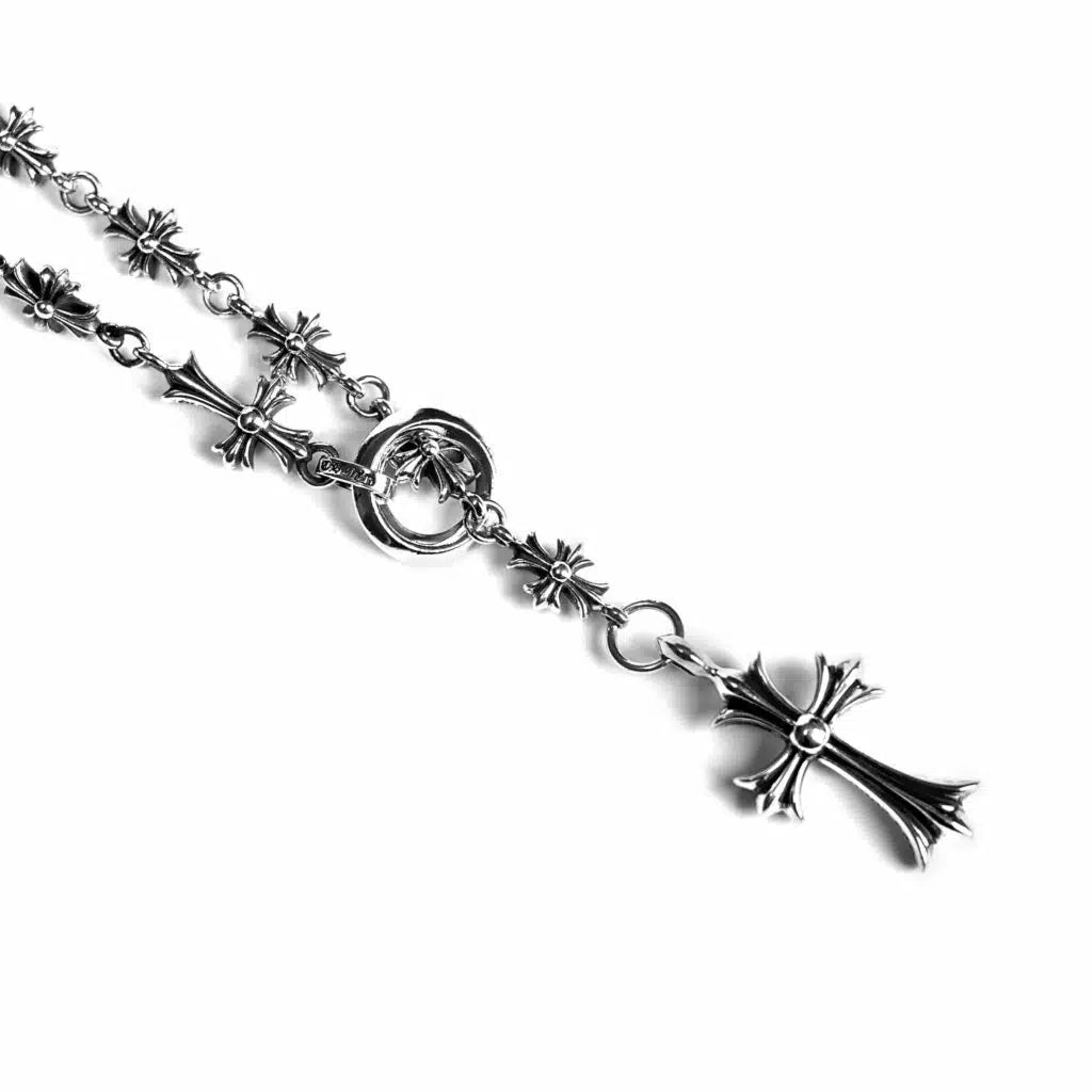 Chrome Hearts クロス&ベイビーファットチャーム(タイニーE CHプラスチョークチェーン付き)