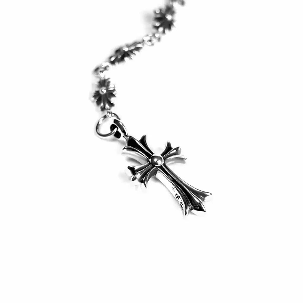 Chrome Hearts クロス&ベイビーファットチャーム(タイニーE CHプラスチョークチェーン付き)