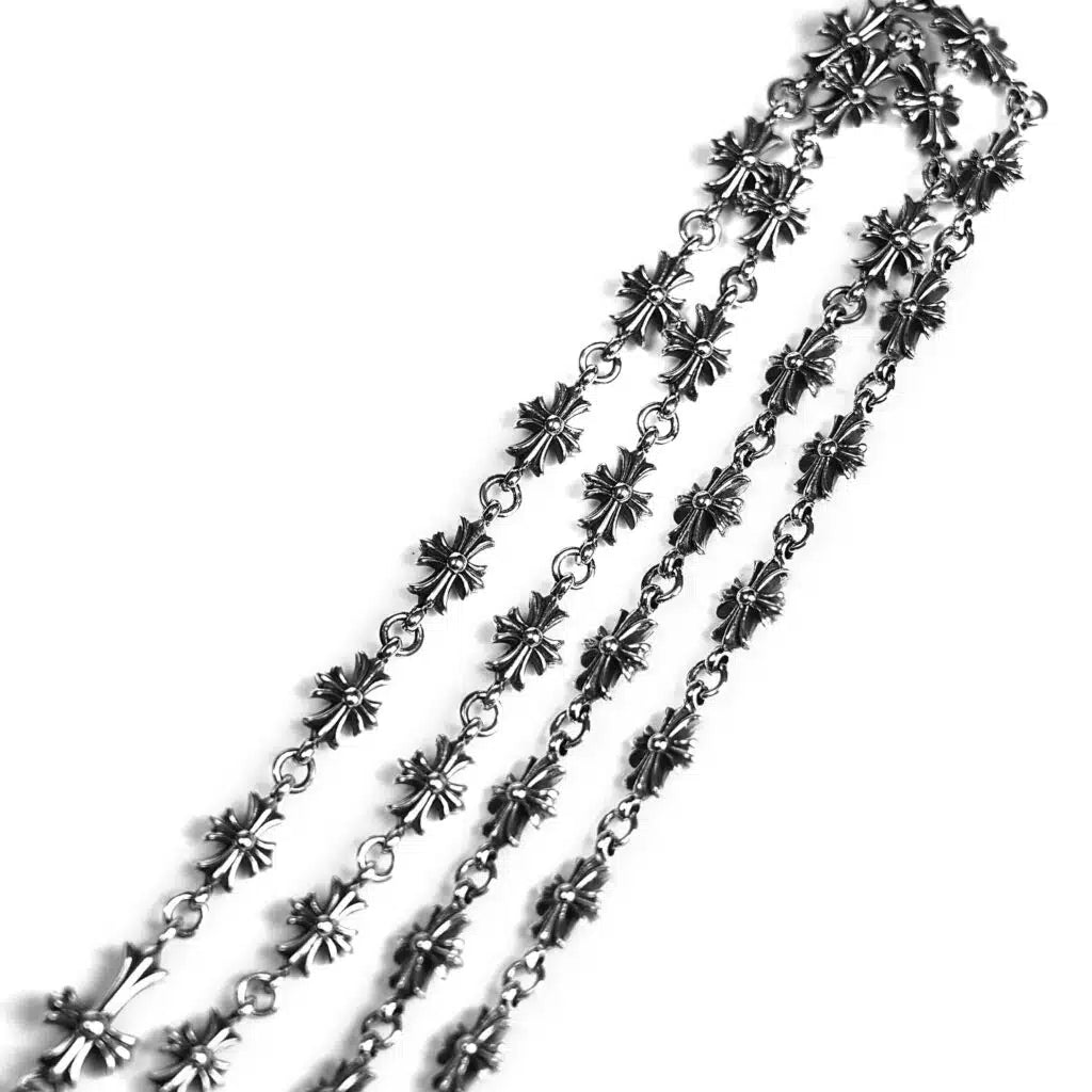 Chrome Hearts クロス&ベイビーファットチャーム(タイニーE CHプラスチョークチェーン付き)