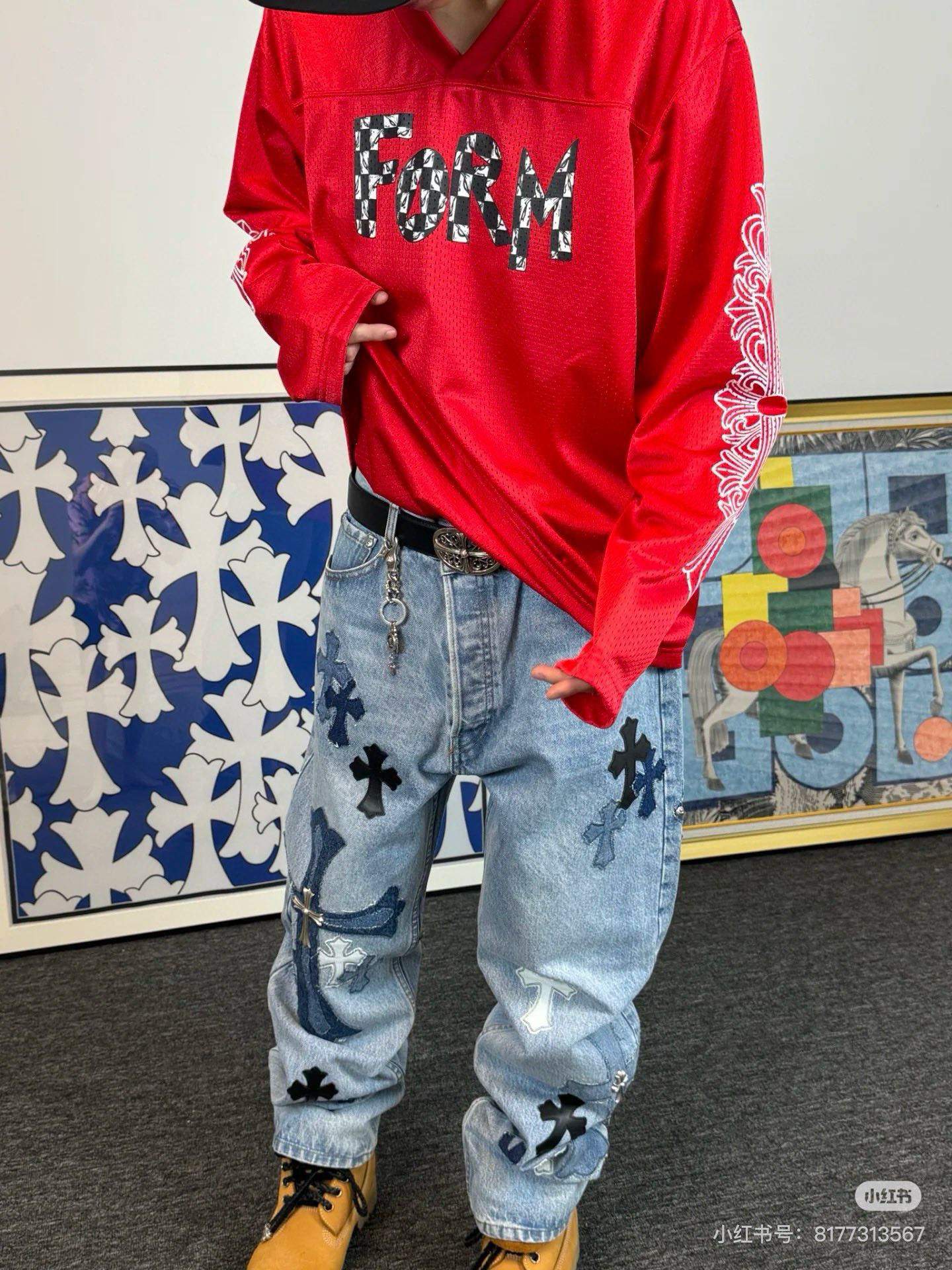 Chrome Hearts パンツ 8085