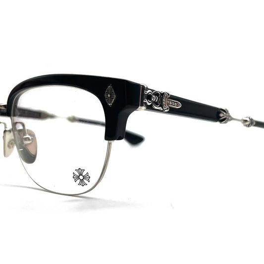 Chrome Hearts エヴァジリスト ダイヤモンド BK/SS メガネ
