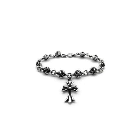 Chrome Hearts シルバー クロスボール タイニーE ブレスレット