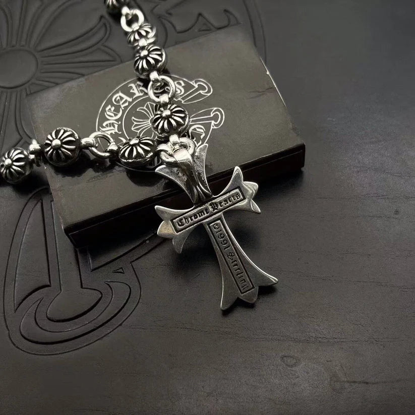 Chrome Hearts ロゴネックレス -9
