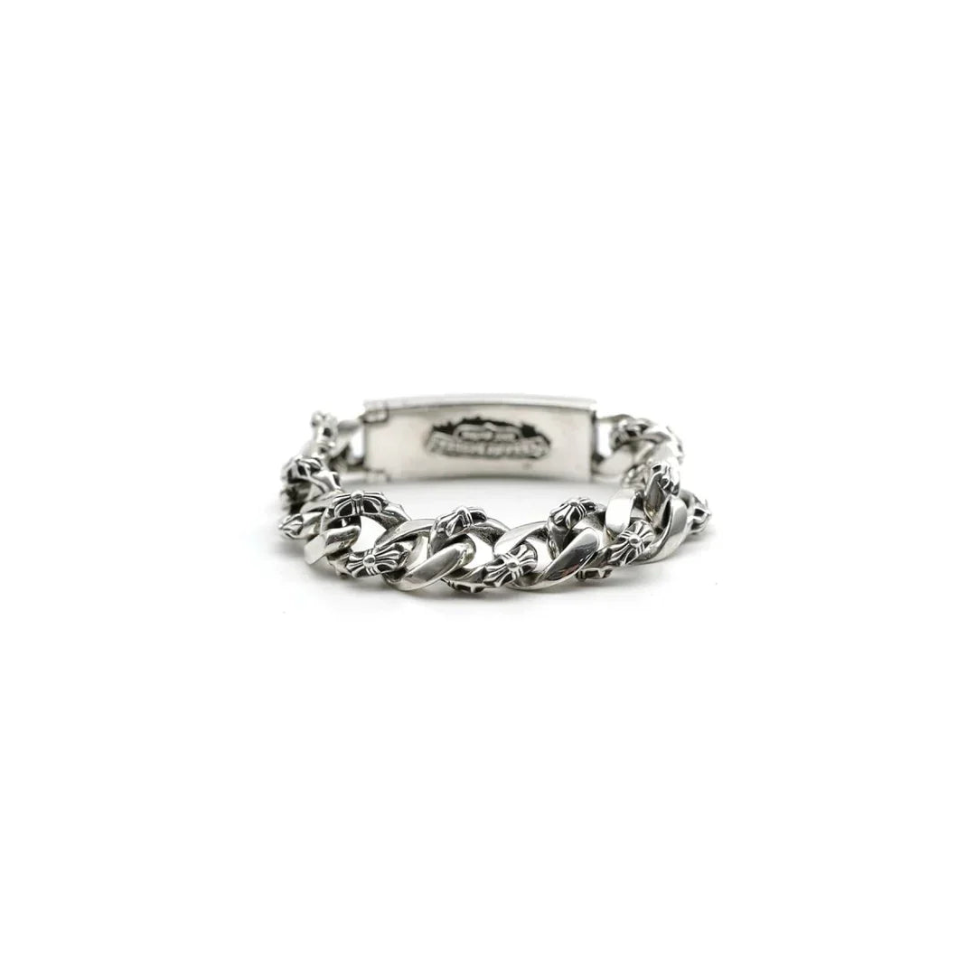 Chrome Hearts ダガーID ファンシーリンククリップブレスレット -9